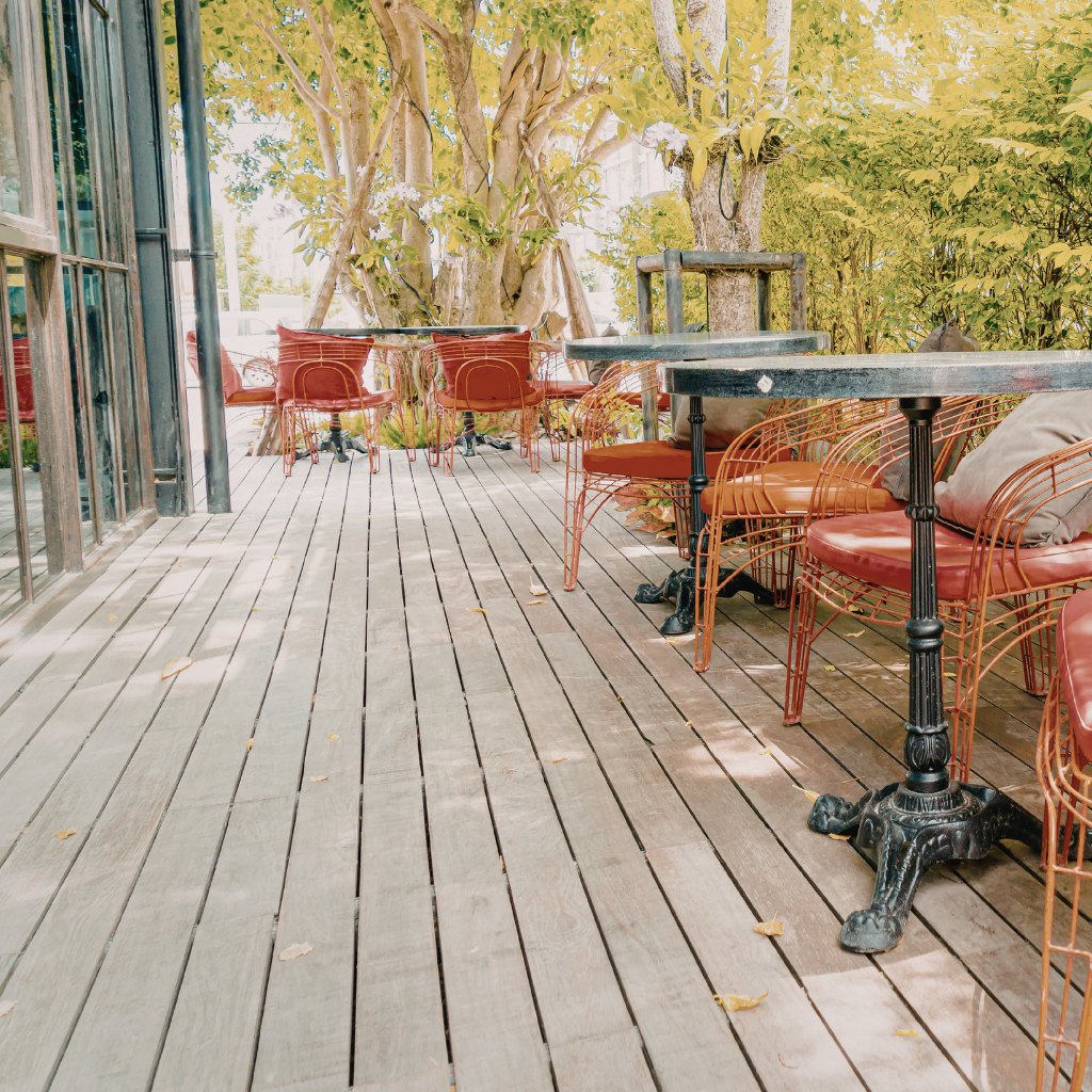 New Decked Patios in Holywell