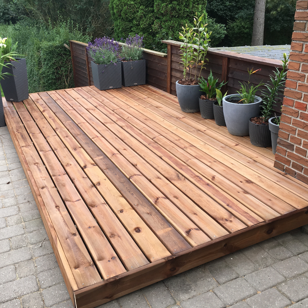 Patio Decking in Holywell
